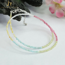 Wholesale Healing Crystal Necklaces: Including Natural Olivine, Opal, Rainbow Tourmaline Beads for Women's Fashion Jewelry