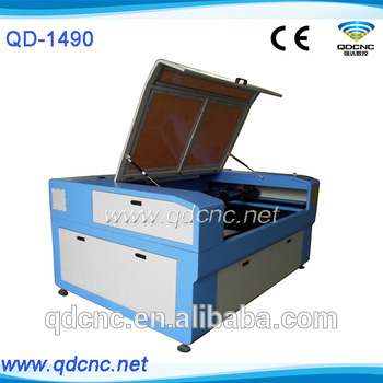 strong laser cutter engraver/laser cutter engraver for sale/co2 textile laser cutter QD-1490 skype:qdcnc09