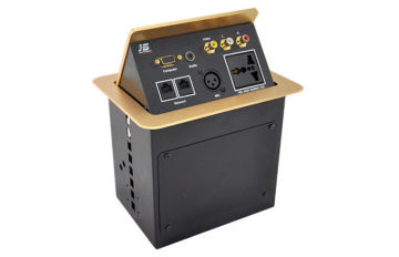 Conference Table Computer Cable Connection Boxes , 10a