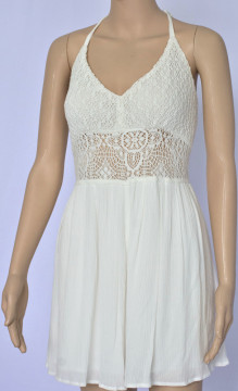 Women Belted Jumpsuit with White Color