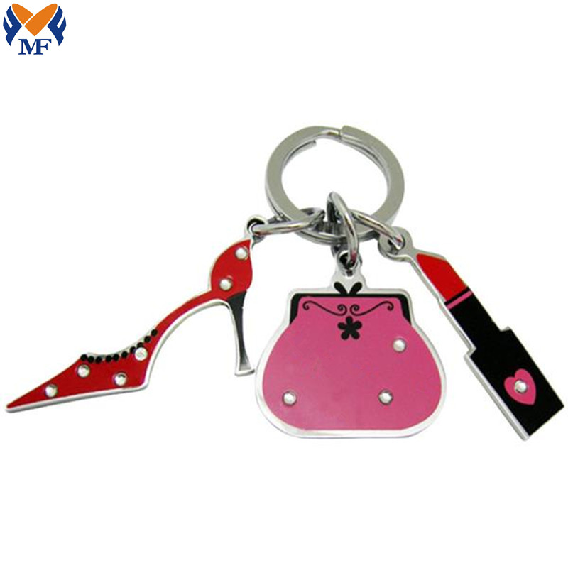 Lady Gift Metal Custom Fancy Handbag Style Keychain