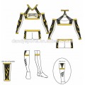 Desain Unik Strapless Cheer Uniform Untuk Remaja