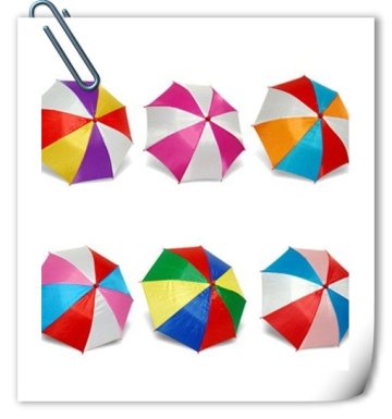 Outdoor Colorful Umbrellas Hat