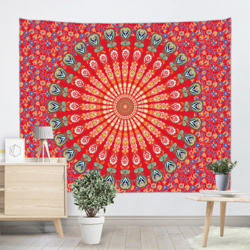 Bohemian Tapestry Mandala Wall Hanging Indian Style Boho Psychedelic Tapestry for Livingroom Bedroom Home Dorm Decor