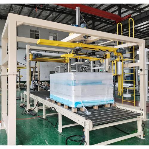 Rotary arm stretch full automatic wrapping machine