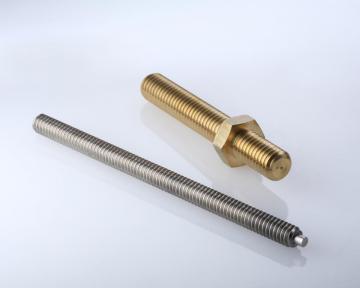 Brass Alloy Threaded Shaft