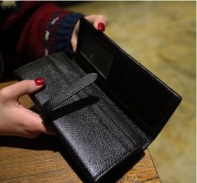 New arrived lady woven purses COW leather no MOQ