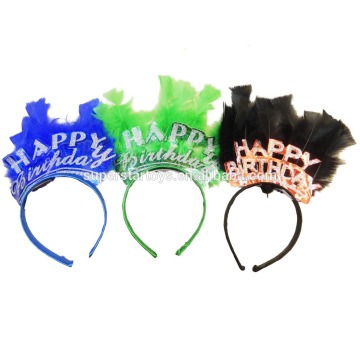 5160919-14 hair clasp Birthday party feather hair clasp