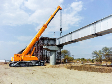 Quality Heavy Equipment Crawler Telescopic Crane