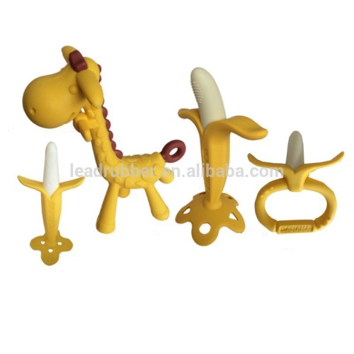 FDA Best selling funny silicone sophie the giraffe teether