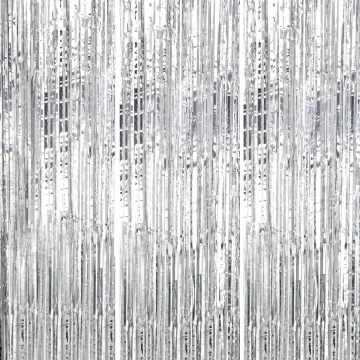 Silver aluminum film rain curtain