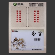 plastic community notice location board