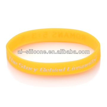 Colorful custom logo printing silicone rubber bands, custom logo printing silicone rubber bands