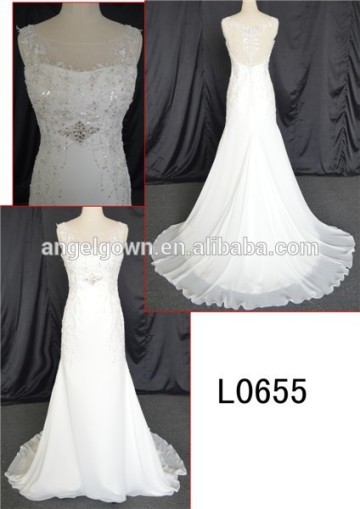 beaded lace trimmings for backless wedding dress/crystal beads for wedding dress