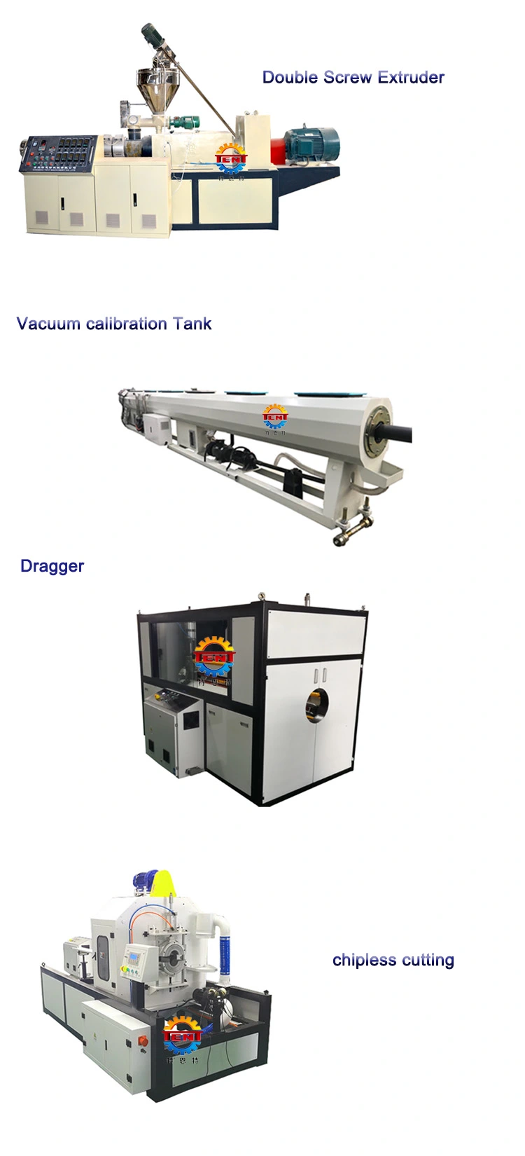 Plastic PVC Pipe Extrusion Machine