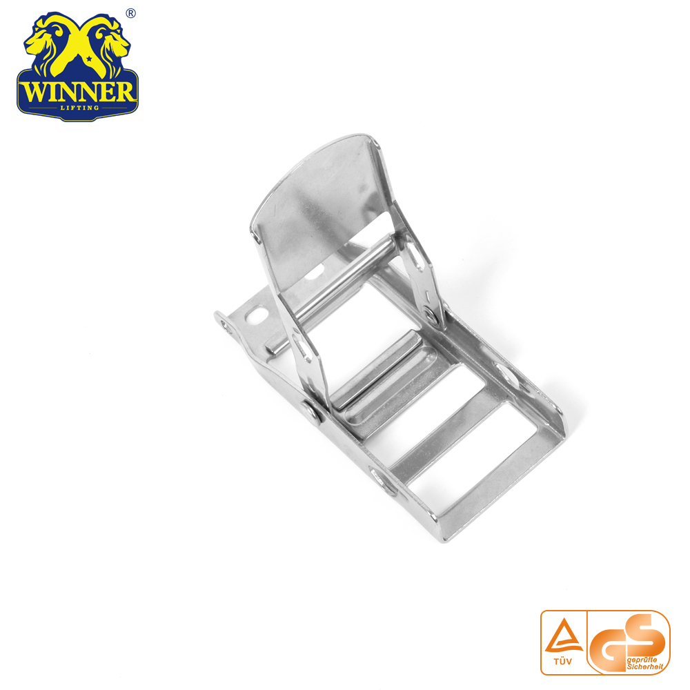 White Zinc Overcenter Buckles Webbing Buckle For Lashing Belt