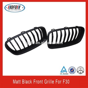 Matt Black Mesh Grill Front Gille Fit For BMW F30 3 series