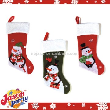 Christmas gift stocking / Snowman christmas stocking / Christmas stocking hanger