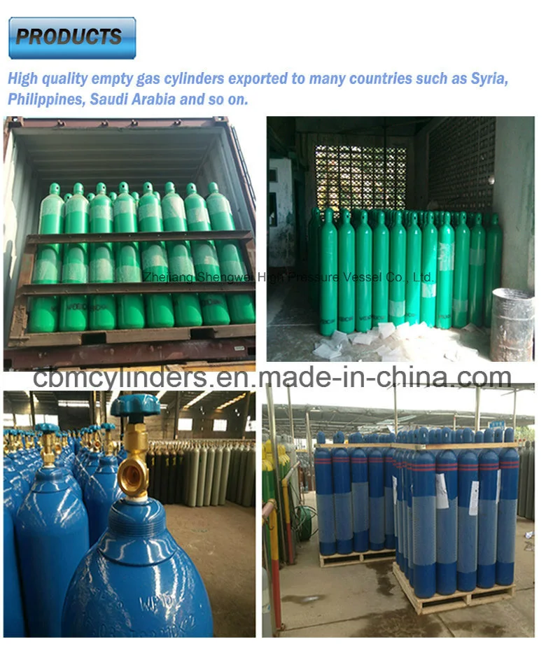 Oxygen Helium Argon Nitrogen Hydrogen Air Gas Packaging Cylinder Bottles