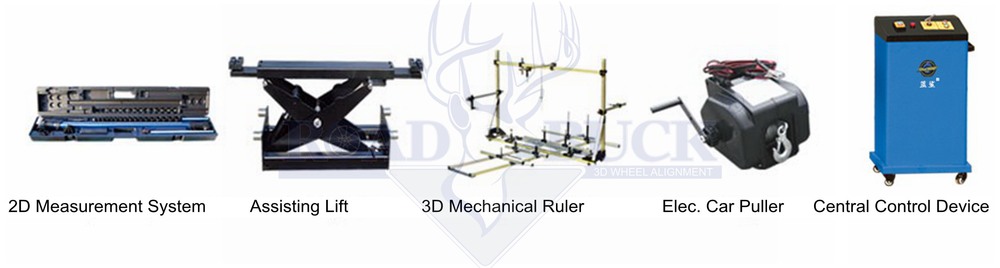 Hydraulic Double car chassis straightening bench Chief Frame Machine