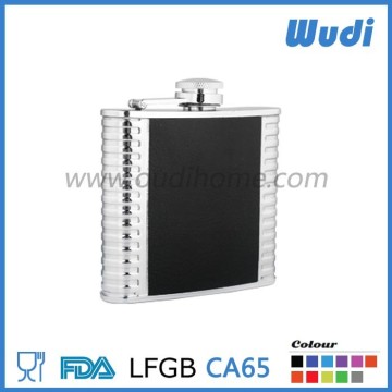 plastic hip flask/8oz flask , doule plate hip flask HF806