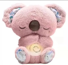 Hot Selling Glowing Soft Breathing Music Doll - Creative Baby Teddy Bear Toy