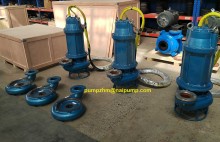 Submersible sewage slurry pumps