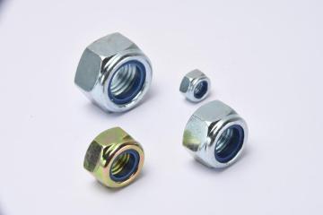 Yellow Zinc Plated Flat Head Knurled Rivet Nut