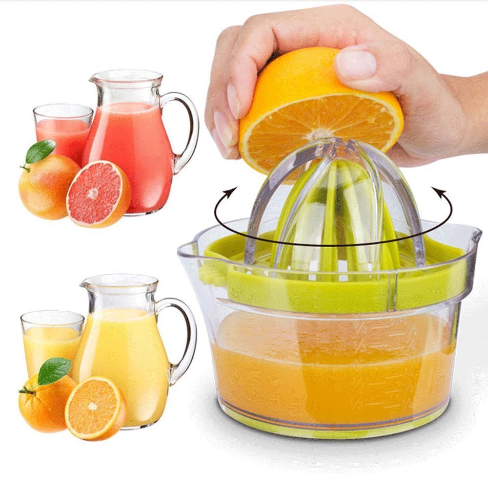 Multifunction Plastic Lemon Squeezer with Measuring Cup