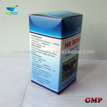 Animal pharmarceutical drug Iron dextran injection