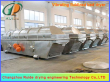 Vertical fluid bed dryer of bean