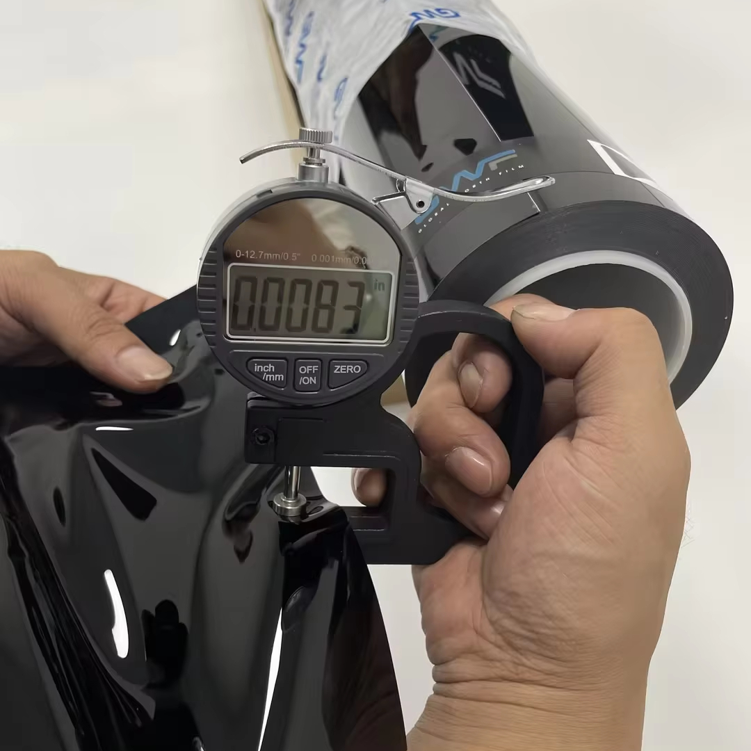 Película de protección de pintura negra de brillo súper brillante