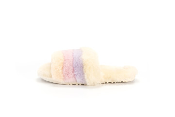 Casual Style Sheepskin Street Style Plain Slippers