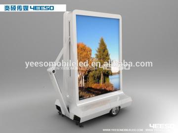 Hot!!! Yeeso scooter advertising trailer for tricycle and motorcycle, Only 1800dollars