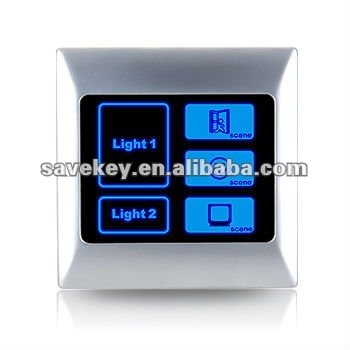 Wall switch with led indicator light