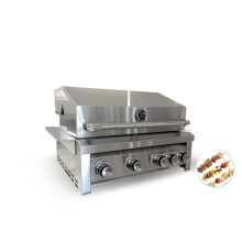 Proteble Table Top Portable Gas Griddles Stainless Steel Kitchen Barbecue Grills For Outdoor