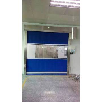 Perspective Window PVC High Speed Door puerta rapida