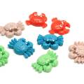 Multi Color Flat Back Mini Crab Resin Cabochon For Handmade Craft Decoration Kids Toy Ornaments Bead Spacer