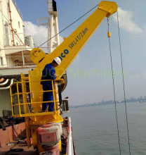 TTS Straight Boom Vessel Crane with SWL 4T2.6M