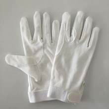 White Cotton Horse Riding Gloves