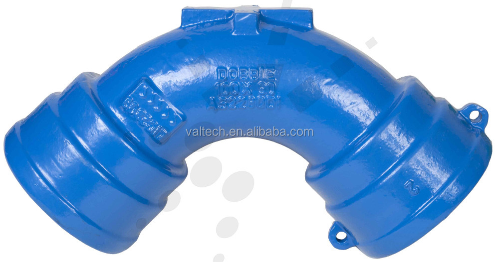 ductile iron double socket 22.5 degree bend for DI pipe with good price