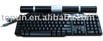 keyboard TP-1118 , pc keyboard with speaker ,multimedia keyboard