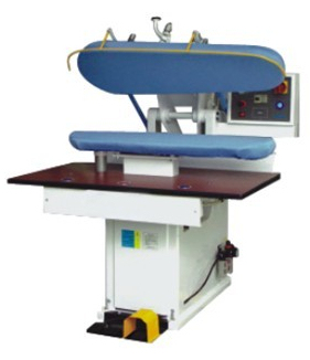 Garment clothes collar steam iron press machine