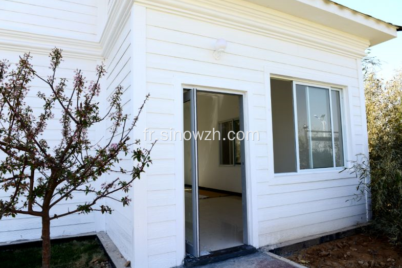 Cottage à encadrement en acier à panneaux pour maison préfabriquée