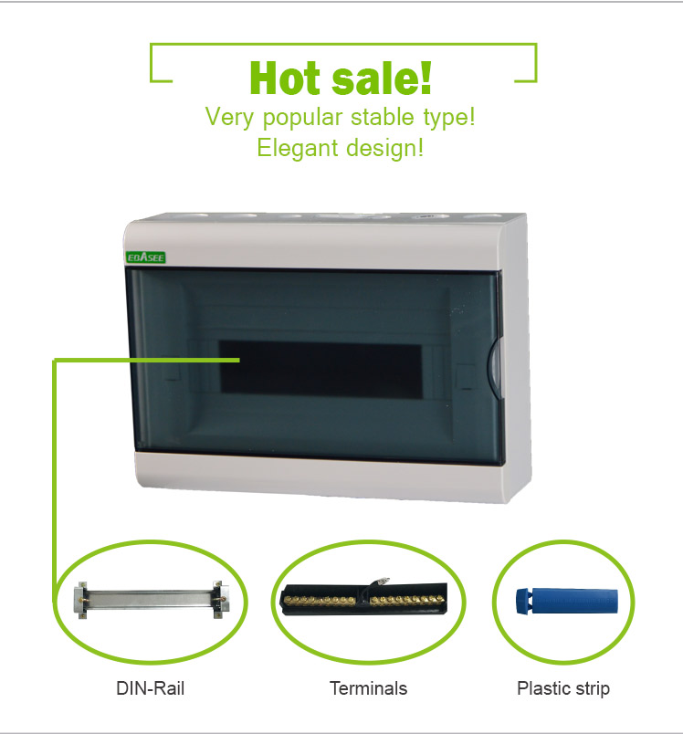 High quality EBS8D distribution box DB box consumer unit for MCB