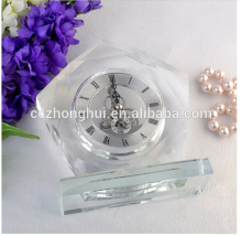 2016 Pretty crystal block mini wall crystal clock
