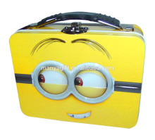 Despicable Me Minion Mini Tin Tote Box 4.1"x 5.5" x 2.5" ,Birthday Cake Box