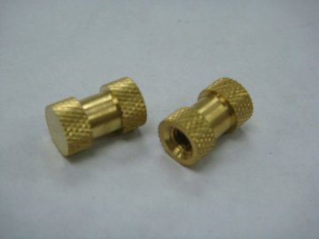 knurling brass insert