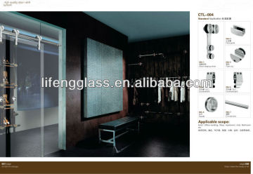 home design house decorative frosted glass sliding door