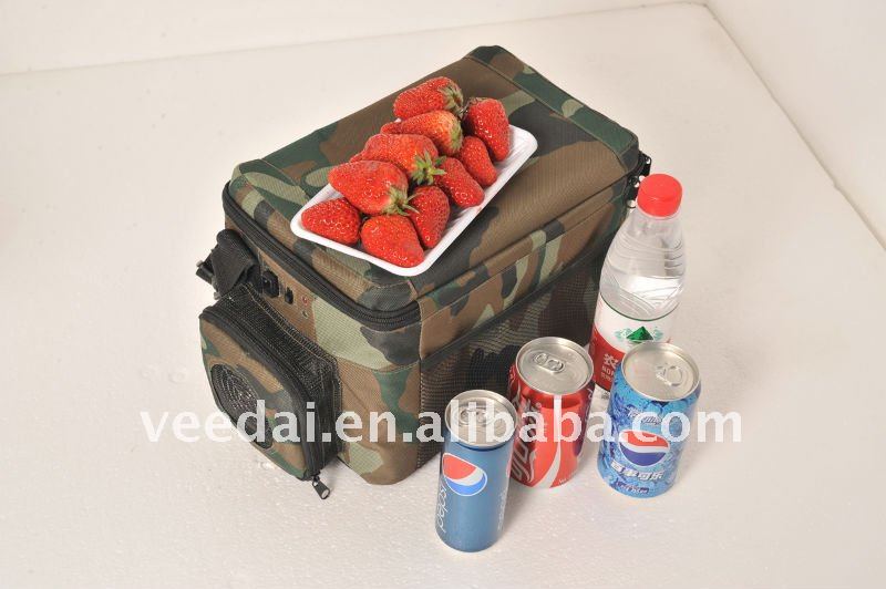 5L black picnic fridge bag car cooler warmer box